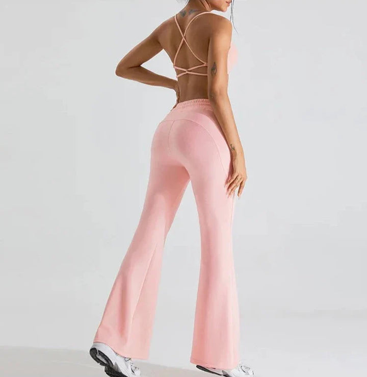 Larreta Drawstring Flare Pants