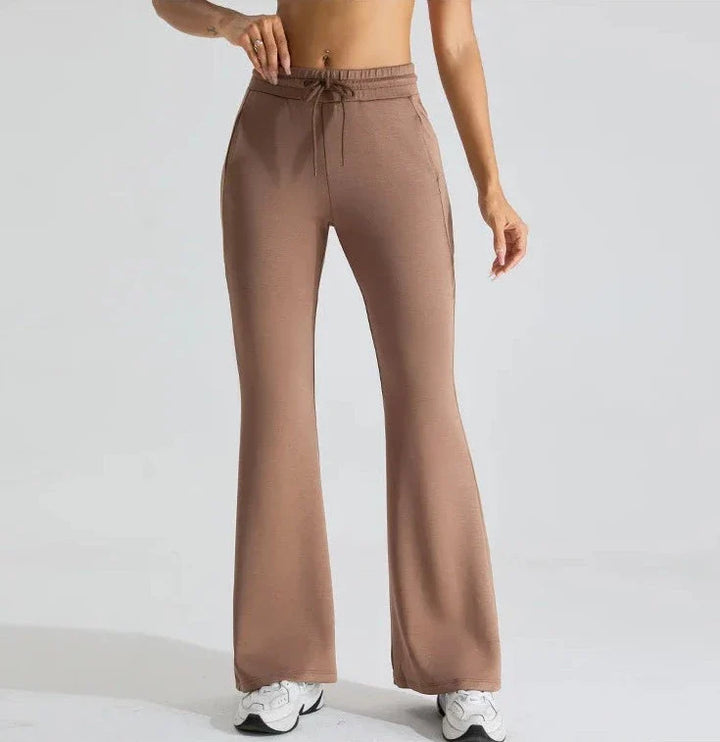 Larreta Drawstring Flare Pants