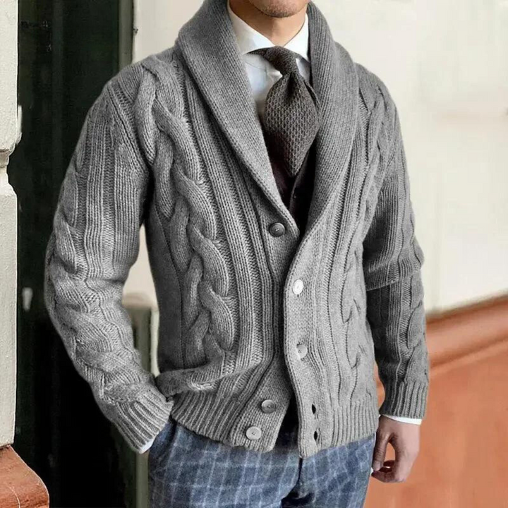 Max™ | Gebreide Heren Cardigan